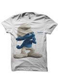 Smurf White Tee Hoodie, Sweatshirt | CoreVibeTees.com