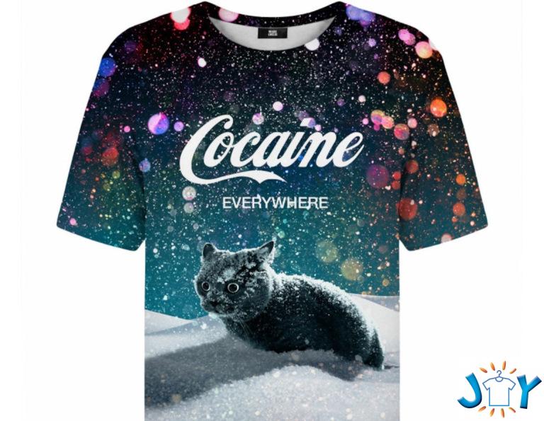 Snow Cat Cocaine Everywhere Hoodie, Sweatshirt & Ugly Sweater
