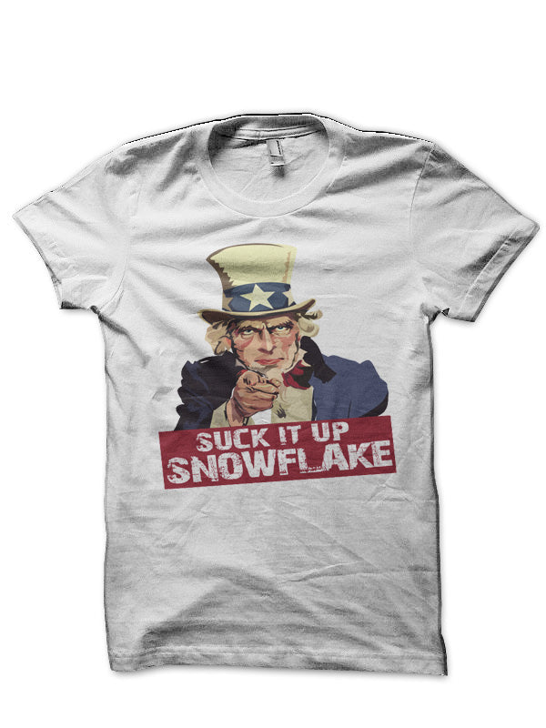 Suck It Up Snowflake White T-Shirt Hoodie, Sweatshirt | CoreVibeTees.com