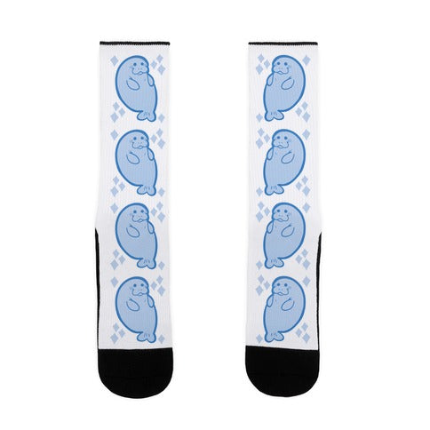 Chubby Mermaid Manatee  Socks T-Shirts, Hoodie, Sweatshirt | CoreVibeTees.com (Image 1)