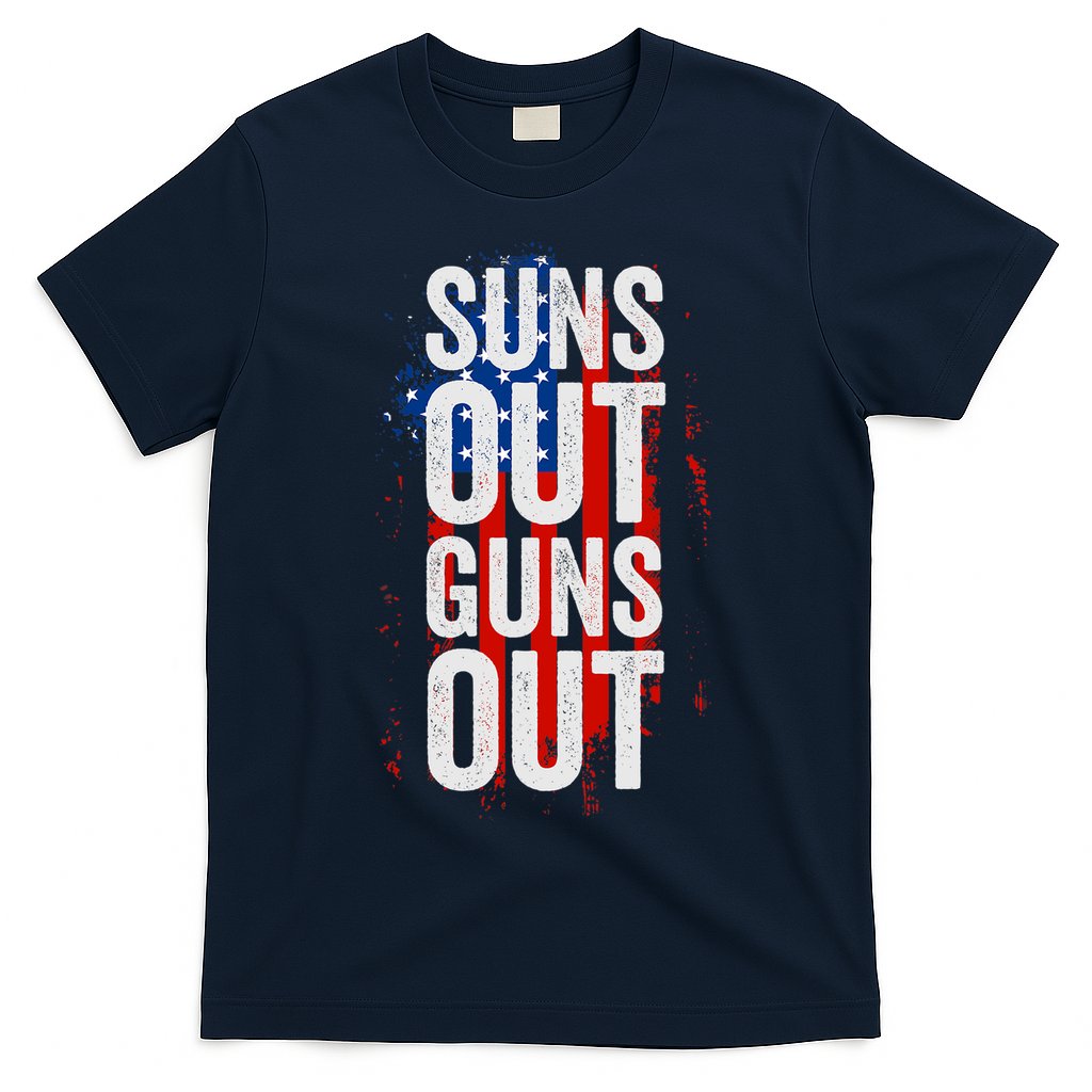 Suns Out Guns Out Tank Top Men Women 4th Of July USA Flag T-Shirt Hoodie, Sweatshirt | CoreVibeTees.com