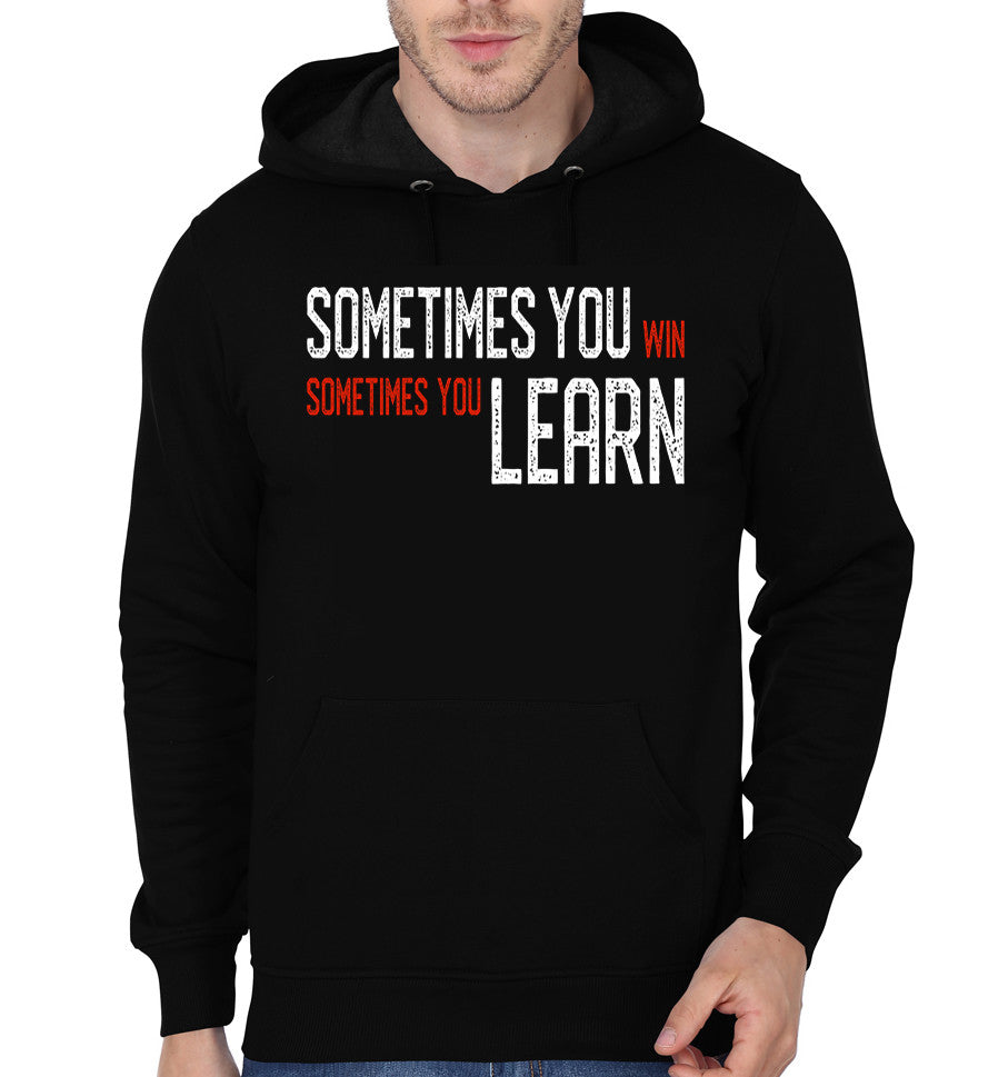 Sometime You Win Sometime You Learn Black Hoodie T-Shirts, Sweatshirt | CoreVibeTees.com