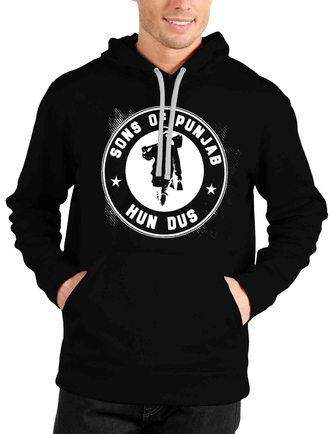 Custom Punjab Black Hoodie T-Shirts, Sweatshirt | CoreVibeTees.com