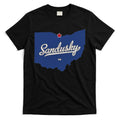 Sandusky Ohio OH Map T-Shirt Hoodie, Sweatshirt | CoreVibeTees.com