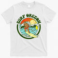 Surf Oregon! Surfing Bigfoot Funny Beach Sasquatch Surfer Shirt T-Shirt Hoodie, Sweatshirt | CoreVibeTees.com