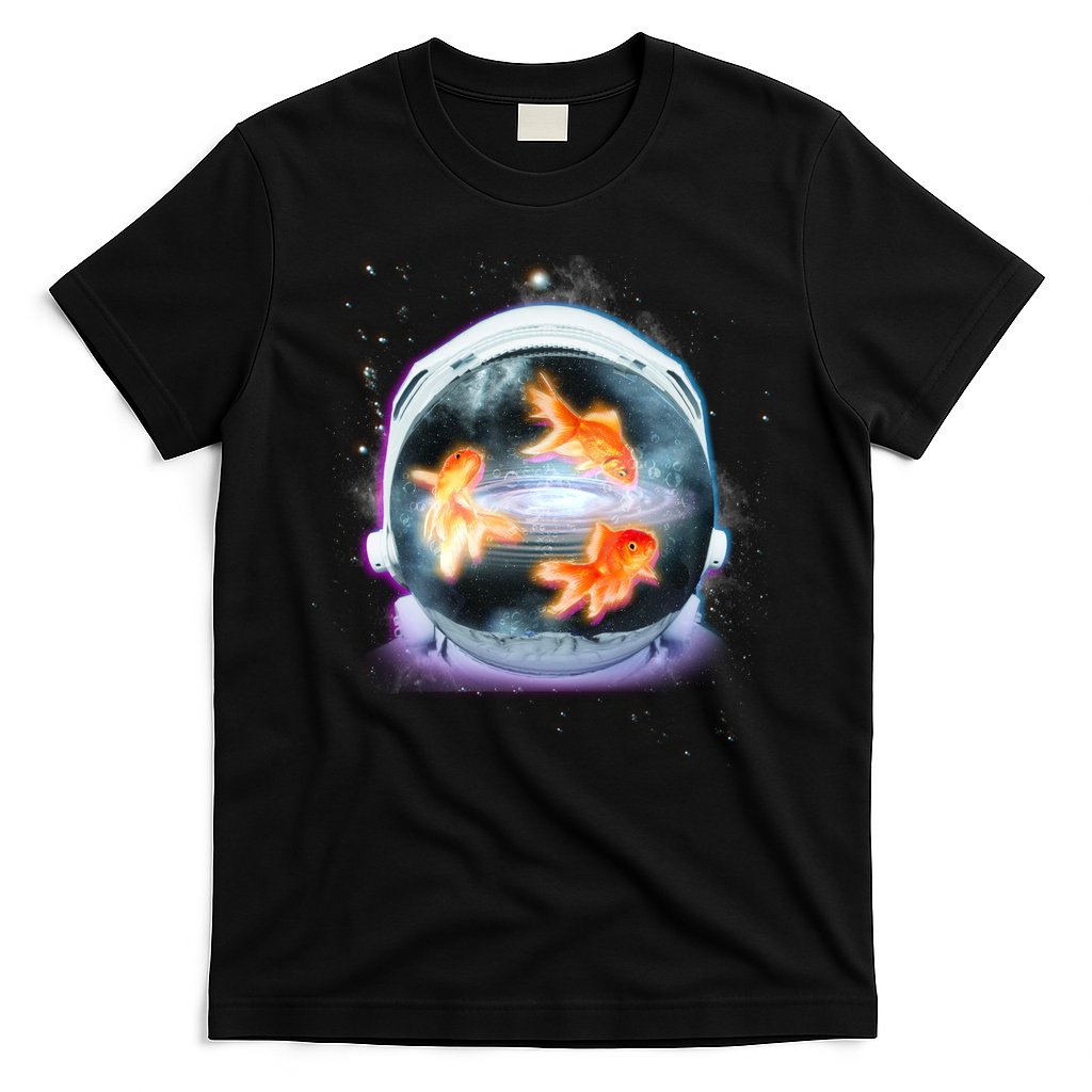 Space Astronaut Helmet Goldfish T-Shirt Hoodie, Sweatshirt | CoreVibeTees.com
