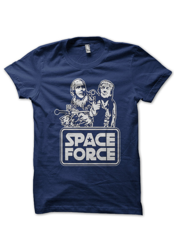 Space Force Navy Blue Half Sleeve T-Shirt Hoodie, Sweatshirt | CoreVibeTees.com