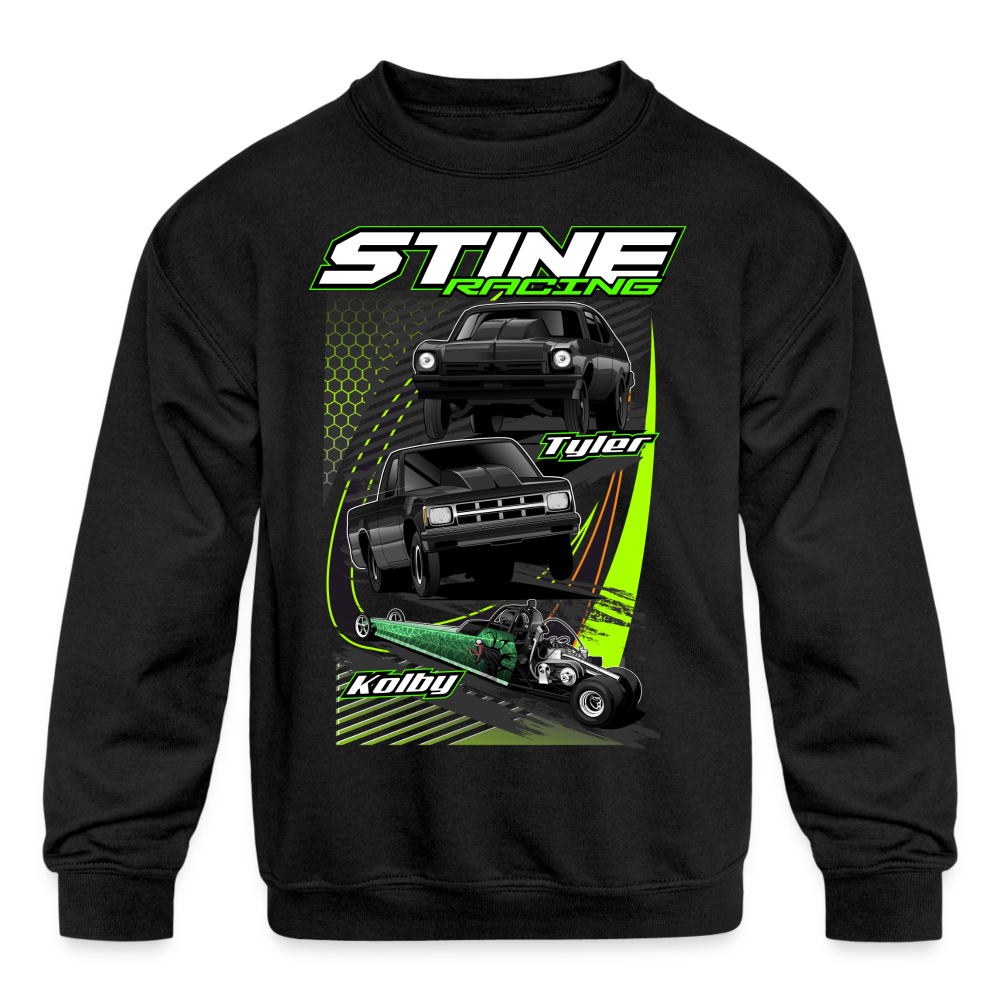 Stine Racing | 2022 | Youth Crewneck Sweatshirt T-Shirts, Hoodie | CoreVibeTees.com (Image 1)