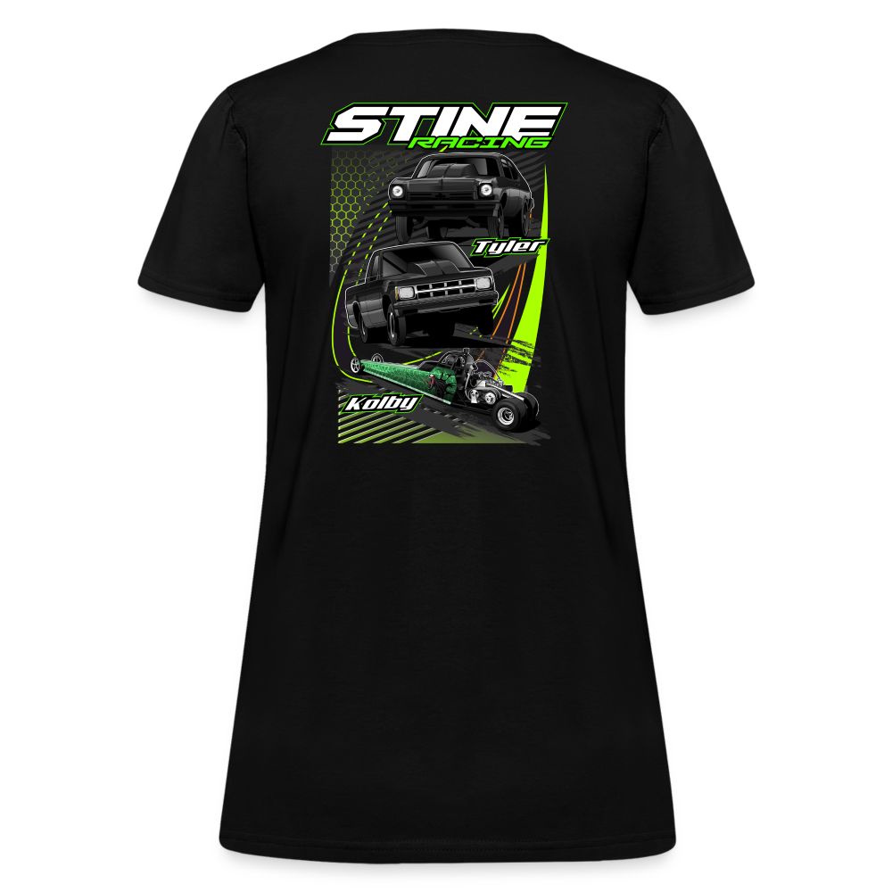 Stine Racing | 2022 | Women's T-Shirt Two-Sided Hoodie, Sweatshirt | CoreVibeTees.com (Image 2)