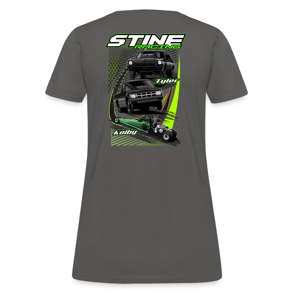 Stine Racing | 2022 | Women's T-Shirt Two-Sided Hoodie, Sweatshirt | CoreVibeTees.com (Image 4)