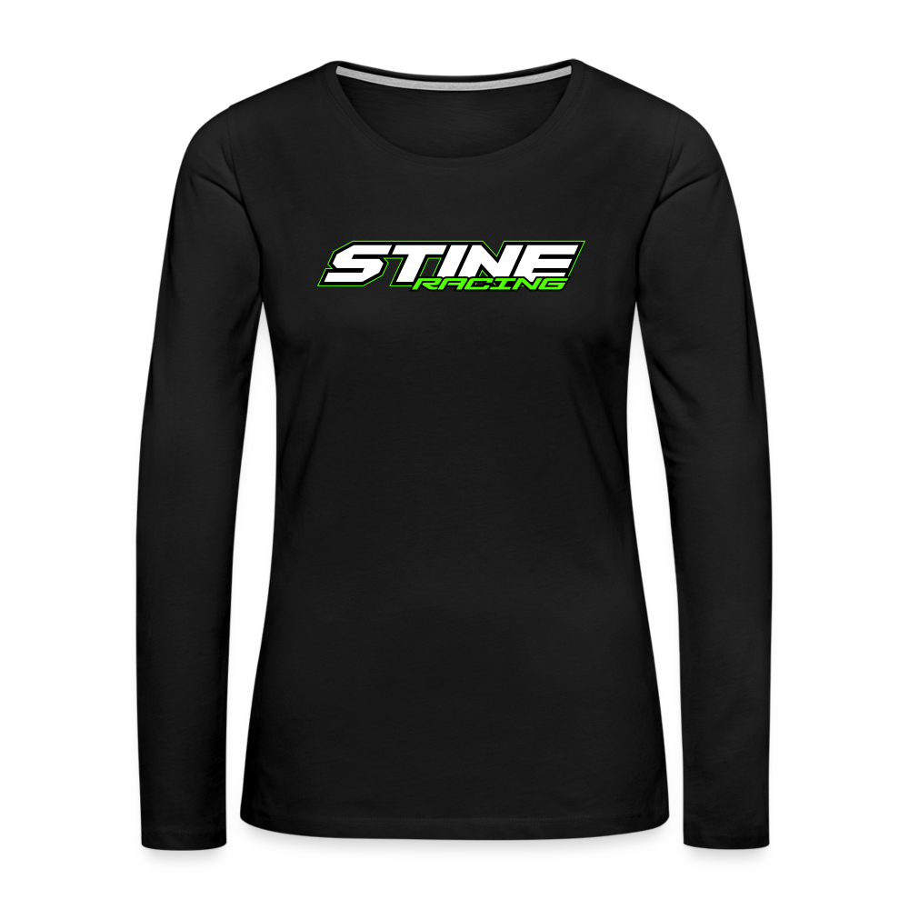 Stine Racing | 2022 | Women's LS T-Shirt Two-Sided Hoodie, Sweatshirt | CoreVibeTees.com (Image 1)