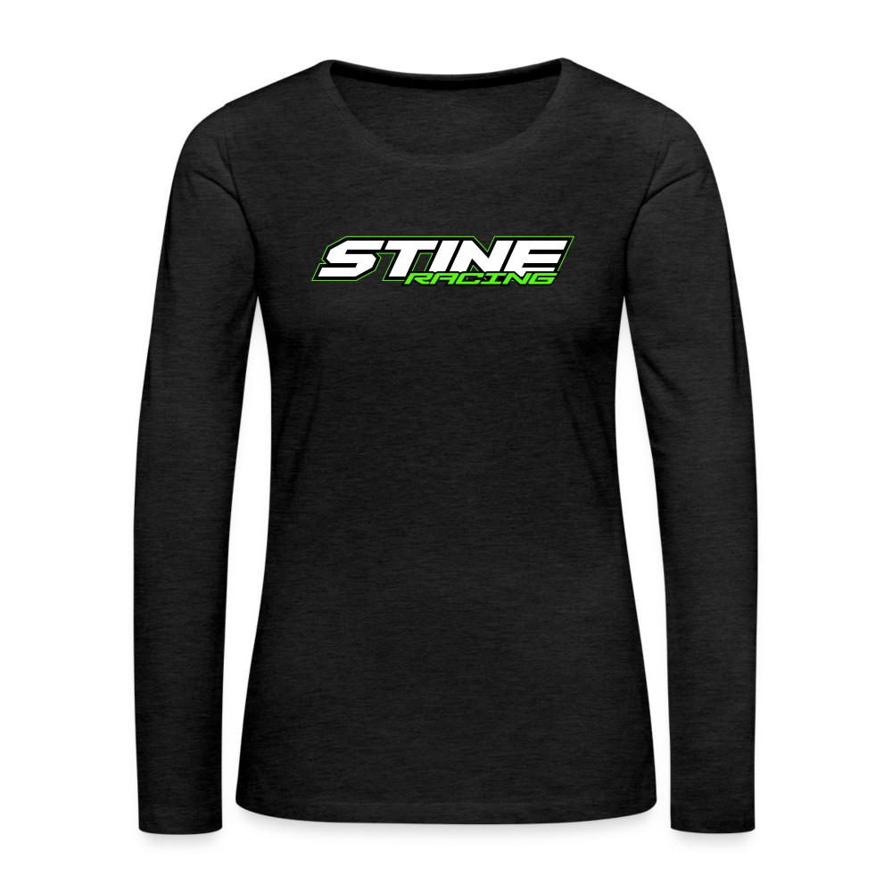 Stine Racing | 2022 | Women's LS T-Shirt Two-Sided Hoodie, Sweatshirt | CoreVibeTees.com (Image 3)