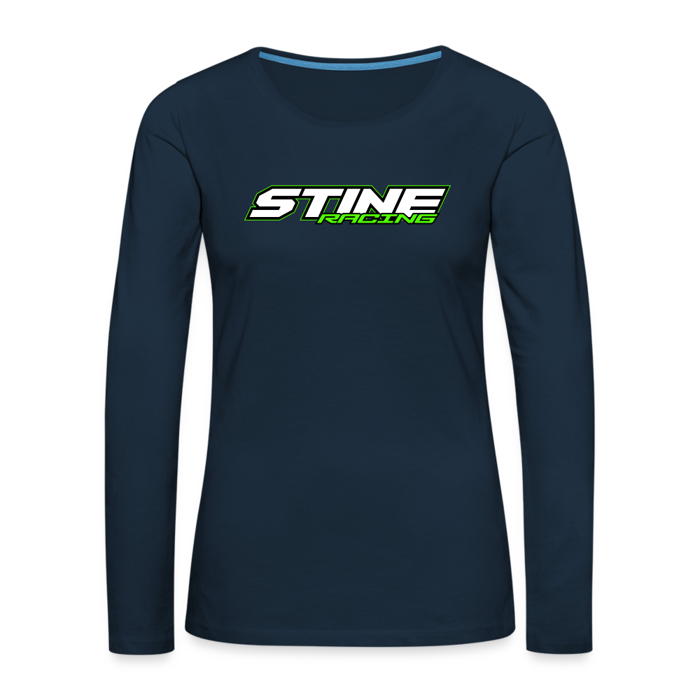 Stine Racing | 2022 | Women's LS T-Shirt Two-Sided Hoodie, Sweatshirt | CoreVibeTees.com (Image 5)