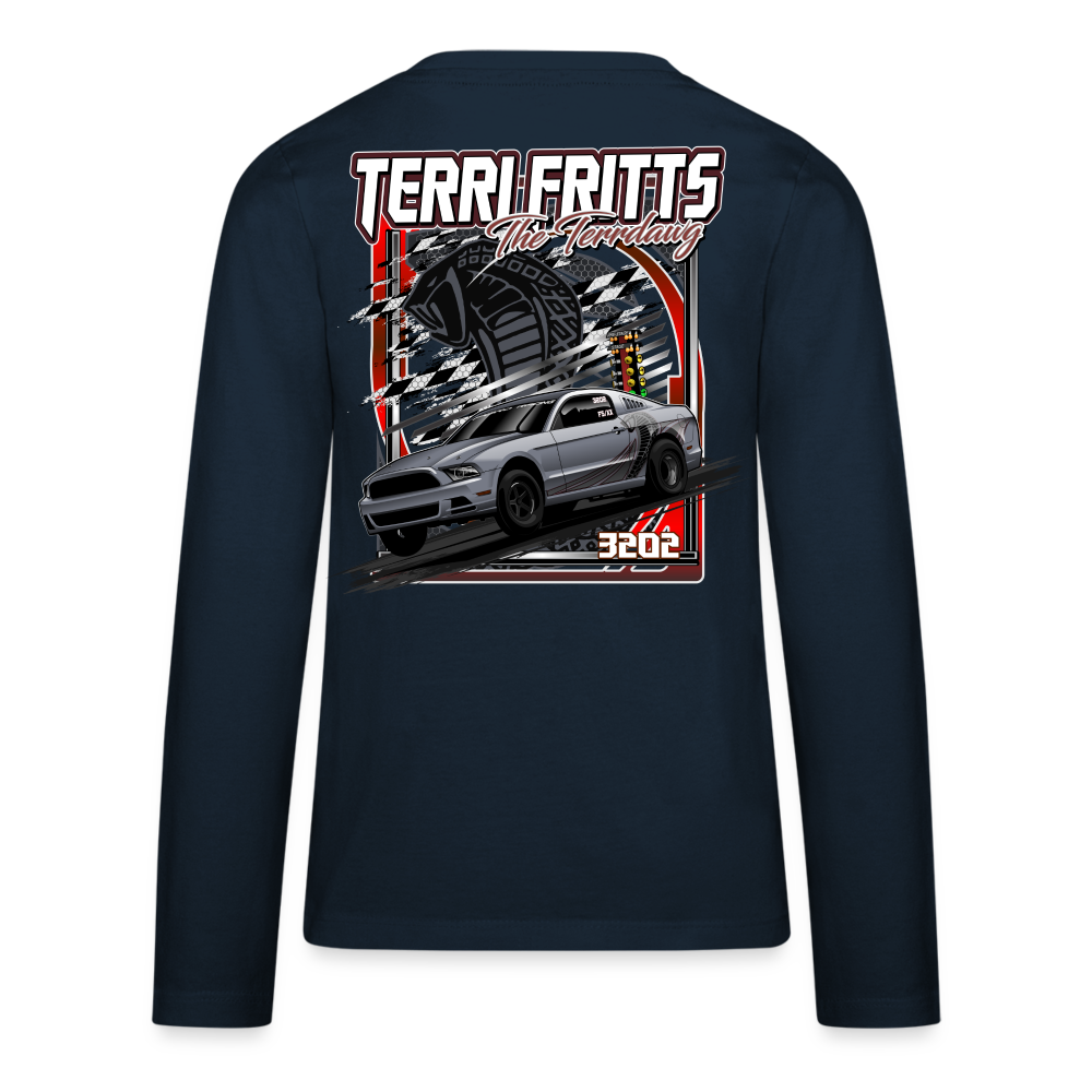 Terri Fritts | 2022 | Youth LS T-Shirt Hoodie, Sweatshirt | CoreVibeTees.com (Image 5)