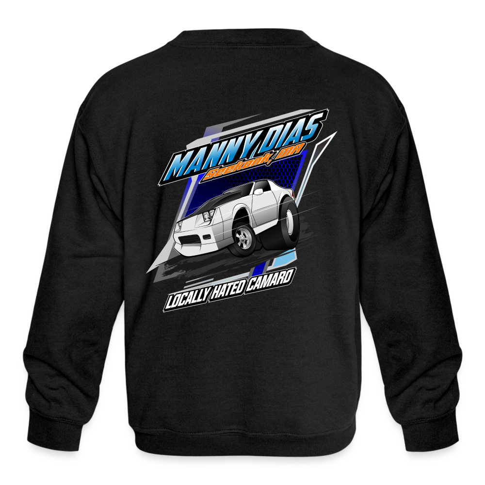 Manny Dias | 2023 | Youth Crewneck Sweatshirt T-Shirts, Hoodie | CoreVibeTees.com (Image 1)
