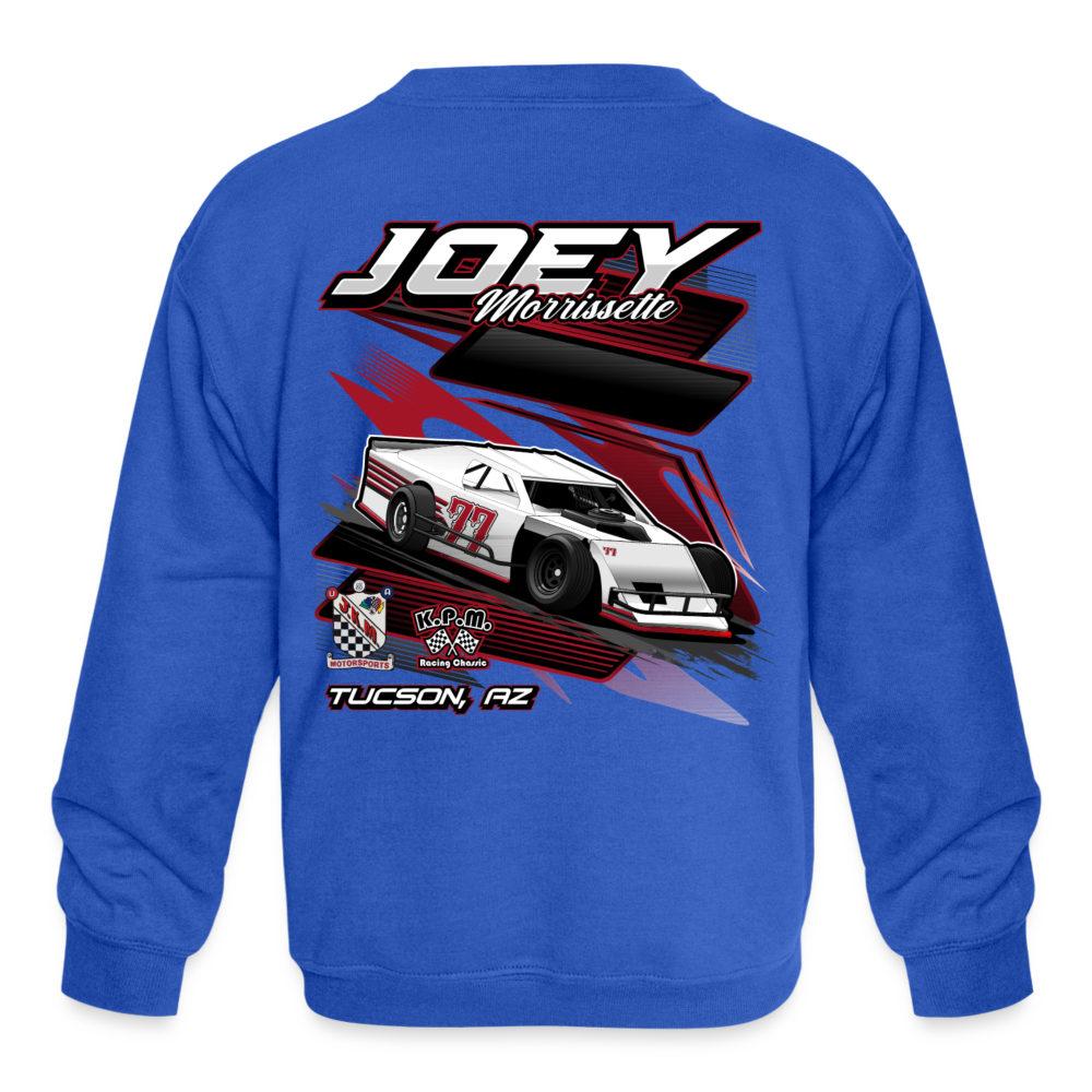 Joey Morrissette | Red 77 | 2023 | Youth Crewneck Sweatshirt T-Shirts, Hoodie | CoreVibeTees.com (Image 5)