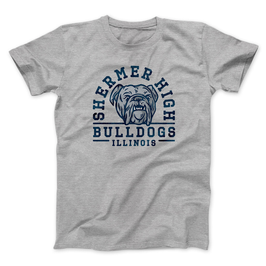 Shermer High Bulldogs Men/Unisex T-Shirt Hoodie, Sweatshirt | CoreVibeTees.com (Image 1)