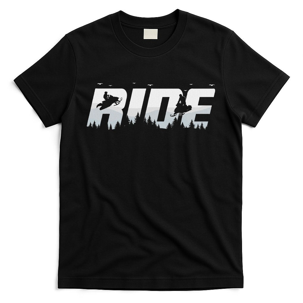 Snowmobile Ride Motor Sled Racing Winter Mountain Sports Fan T-Shirt Hoodie, Sweatshirt | CoreVibeTees.com