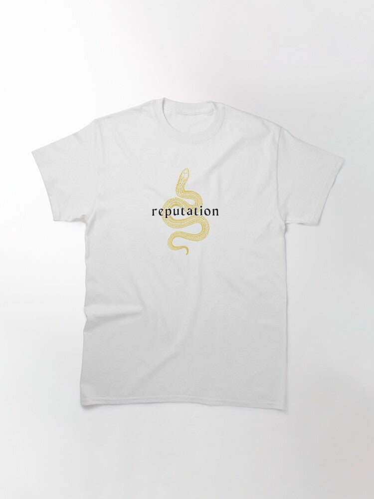 Golden Snake | Reputation | Taylors Version Classic T-Shirt Hoodie, Sweatshirt | CoreVibeTees.com (Image 3)