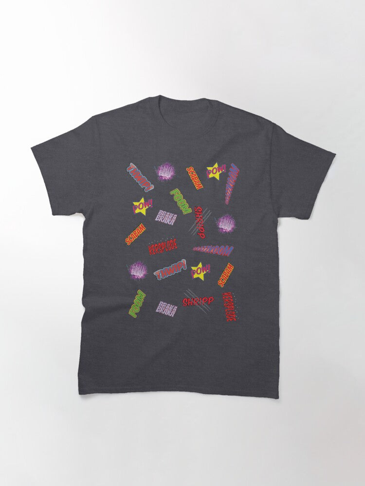 Comic sounds Classic T-Shirt Hoodie, Sweatshirt | CoreVibeTees.com (Image 3)