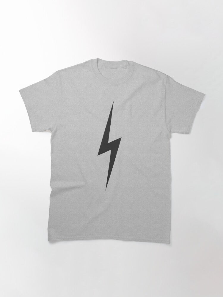 Black Color Thunder Classic T-Shirt Hoodie, Sweatshirt | CoreVibeTees.com (Image 3)
