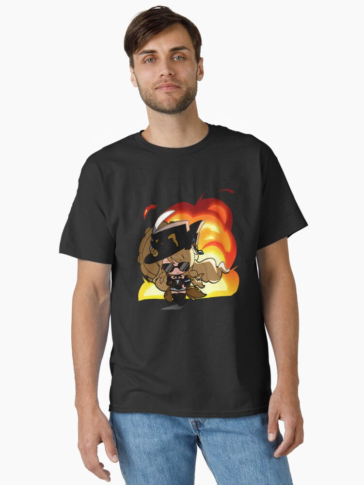 Navia Sticker #1 Genshin Impact Classic T-Shirt Hoodie, Sweatshirt | CoreVibeTees.com (Image 1)