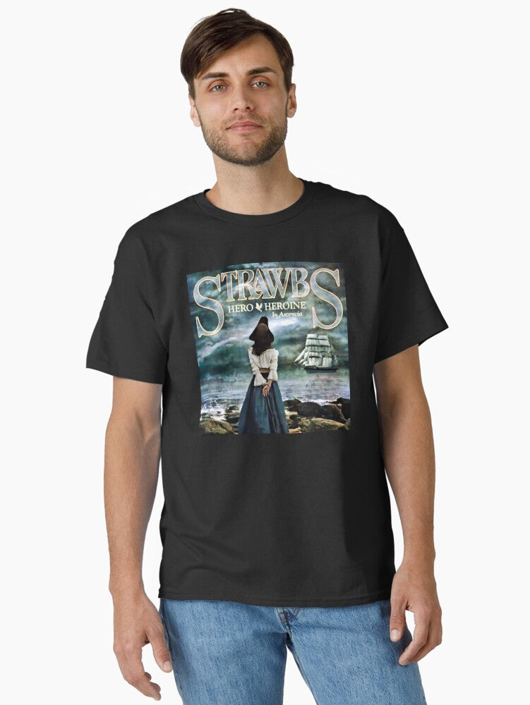 Strawbs - Hero ~ Heroine In Ascencia Classic T-Shirt Hoodie, Sweatshirt | CoreVibeTees.com (Image 1)