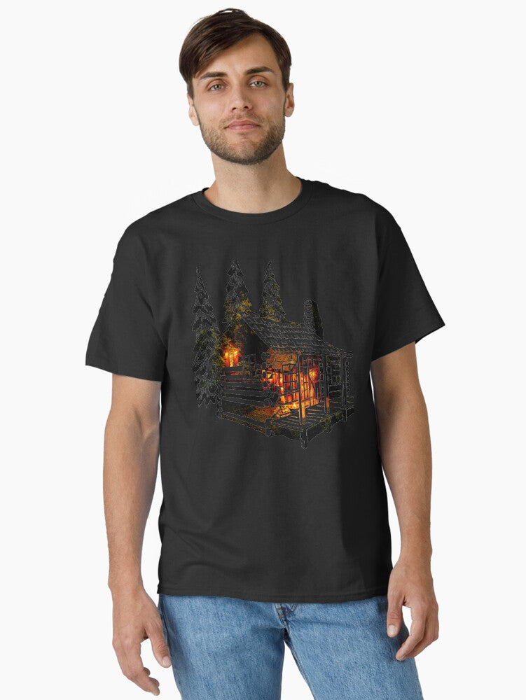 Swift Move To Cabin In Candlelight in The Trees Classic T-Shirt Style001 Hoodie, Sweatshirt | CoreVibeTees.com (Image 1)