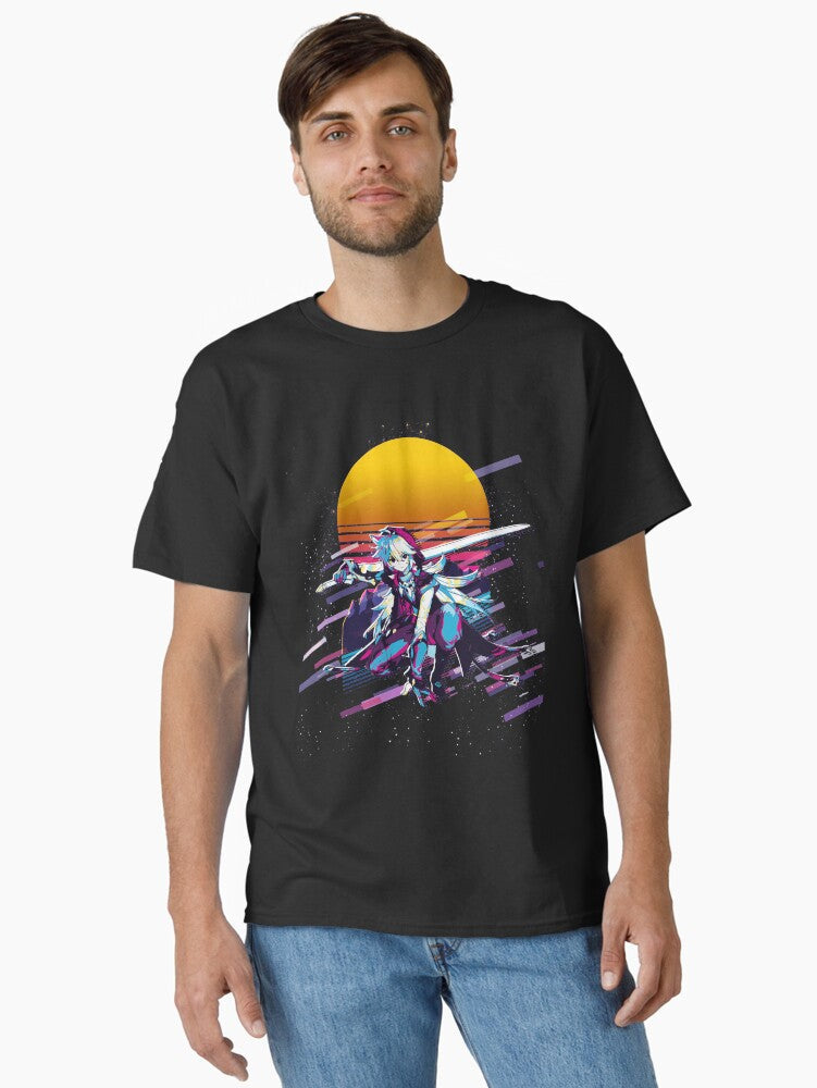 Razor - Genshin Impact 80s retro Classic T-Shirt Hoodie, Sweatshirt | CoreVibeTees.com (Image 1)