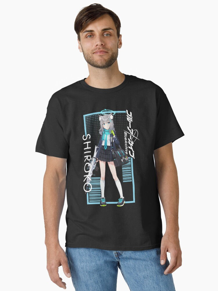 Blue Archive - SHIROKO - Character Portrait Classic T-Shirt Hoodie, Sweatshirt | CoreVibeTees.com (Image 1)