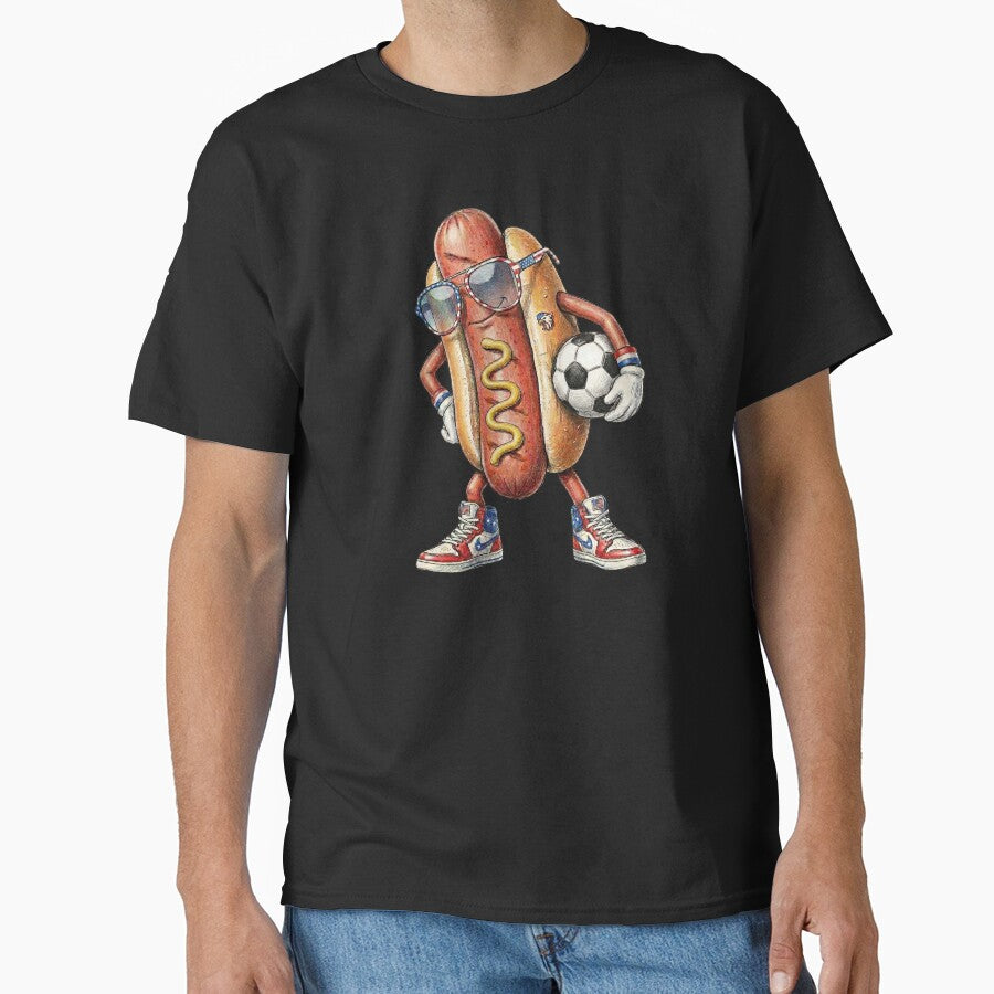 Hot Dog Soccer Player by Roy & Tiffany