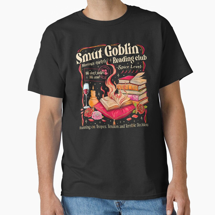 Smut Goblin Dark Romance Bookish Romantasy Book Lover by Shobekshop