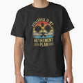 Pickleball is My Retirement Plan - Funny Retro Vintage Pickleball Design by DaniBrayl