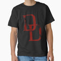 Vintage Daredevil Logo Distressed by archiwyzardArt