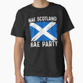 No Scotland No Party Distressed Scottish Saltire Flag by Ali-printshop