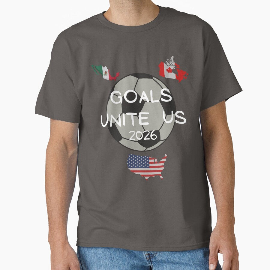 Goals unite us soccer unisex woman man design football humor by Logiprint