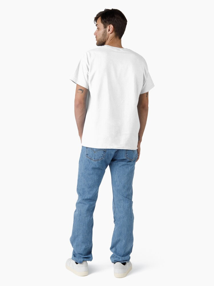 "With every guitar string scar on my hand" Wordart Classic T-Shirt