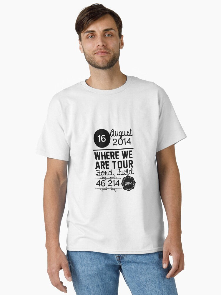 16th august - Ford Field WWAT Classic T-Shirt Hoodie, Sweatshirt | CoreVibeTees.com (Image 1)