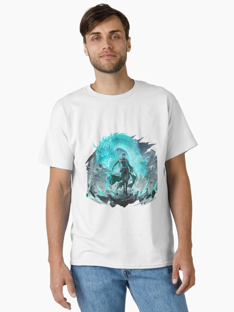 Wuthering Waves Jiyan Splash Art Classic T-Shirt Hoodie, Sweatshirt | CoreVibeTees.com (Image 1)