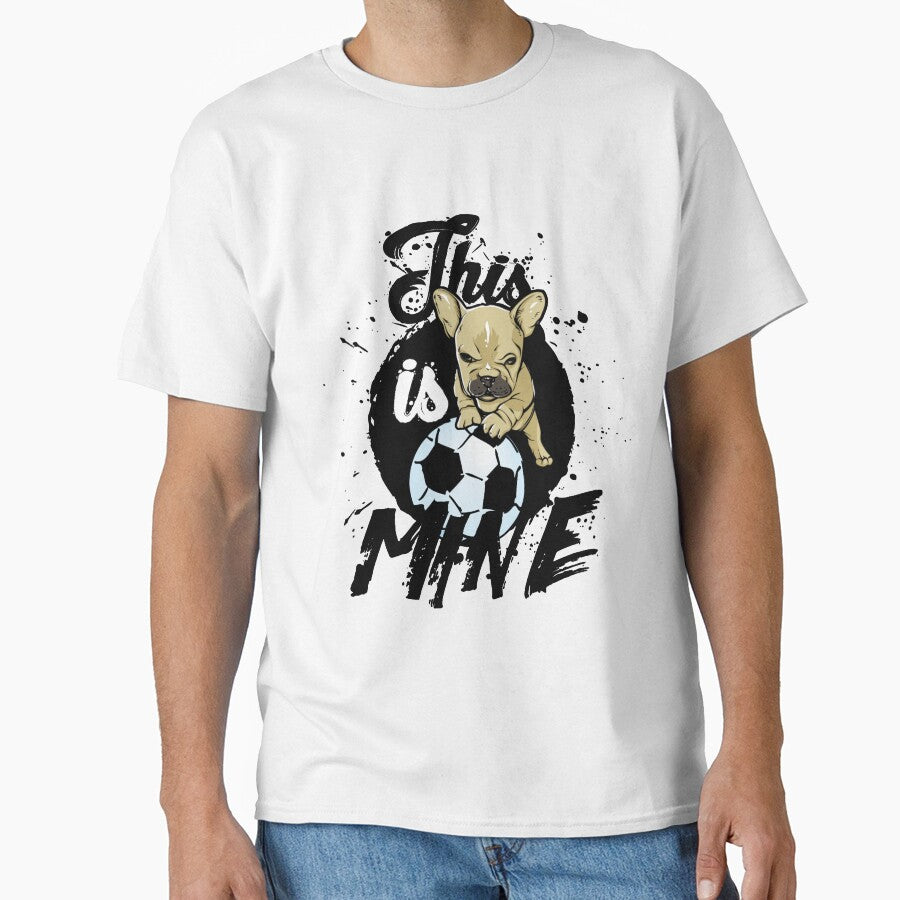 THIS IS MINE soccer ball (dark) by SolidEarthArt
