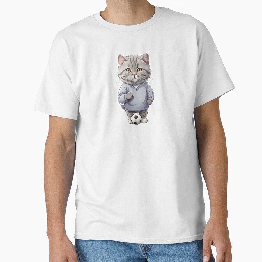 Mr. Meowster Playing Soccer by LabZoidd