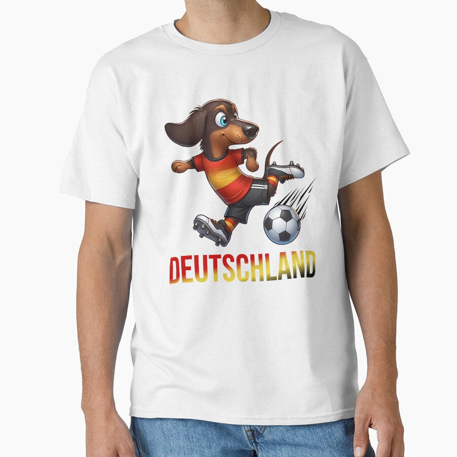 Funny Dachshund soccer player,  German football team World Tournament by Oz64
