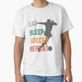Eat Sleep Soccer Repeat Game Fan by PRINYOS