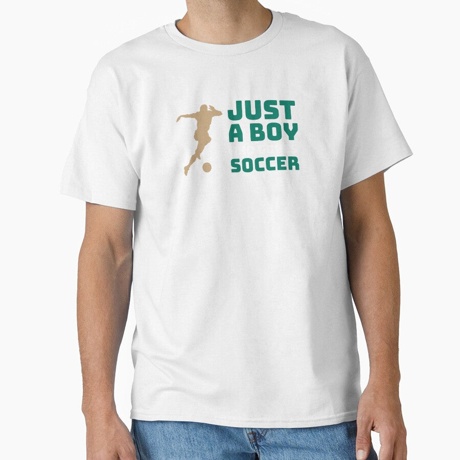 Just A Boy Who Loves Soccer, Sports Player Athletic Funny by pyrrhuloxia1