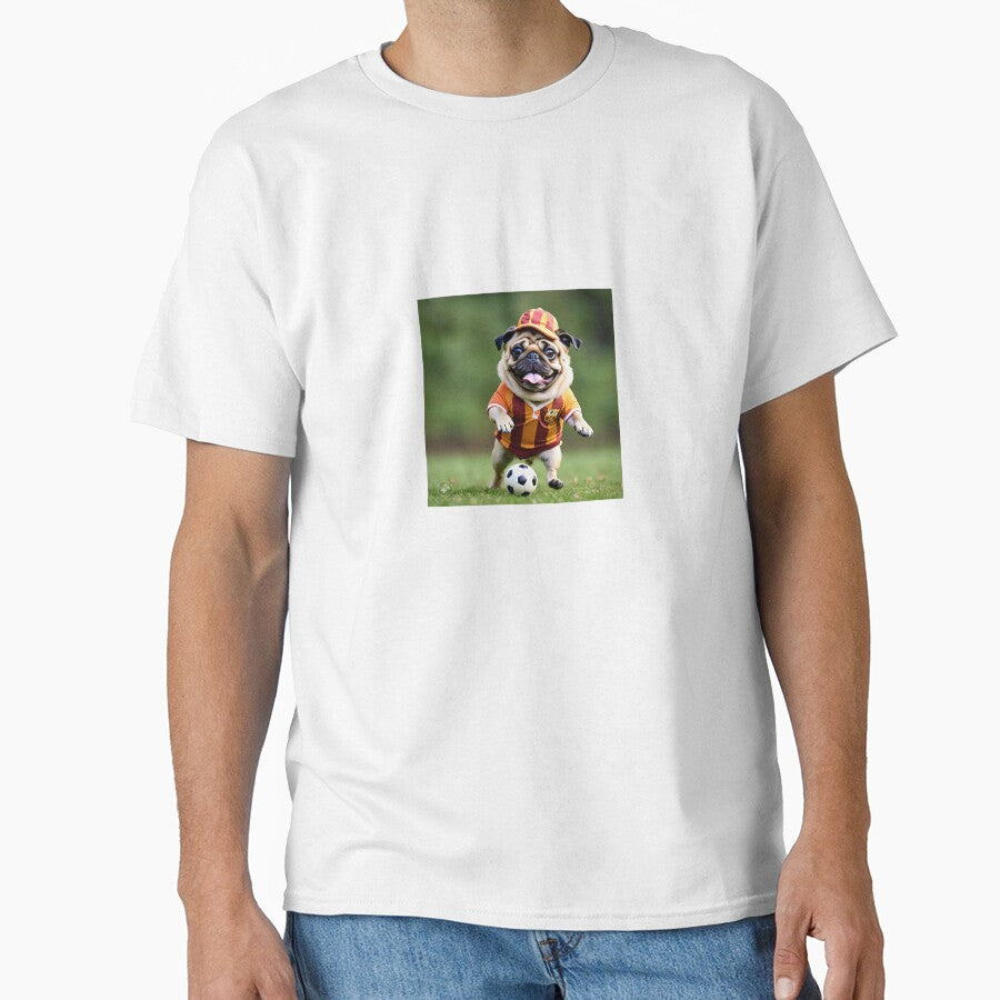 Puggy playing soccer by pug-maniac