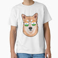 Vintage Patriotic Shiba Inu Indian Flag by feether-store