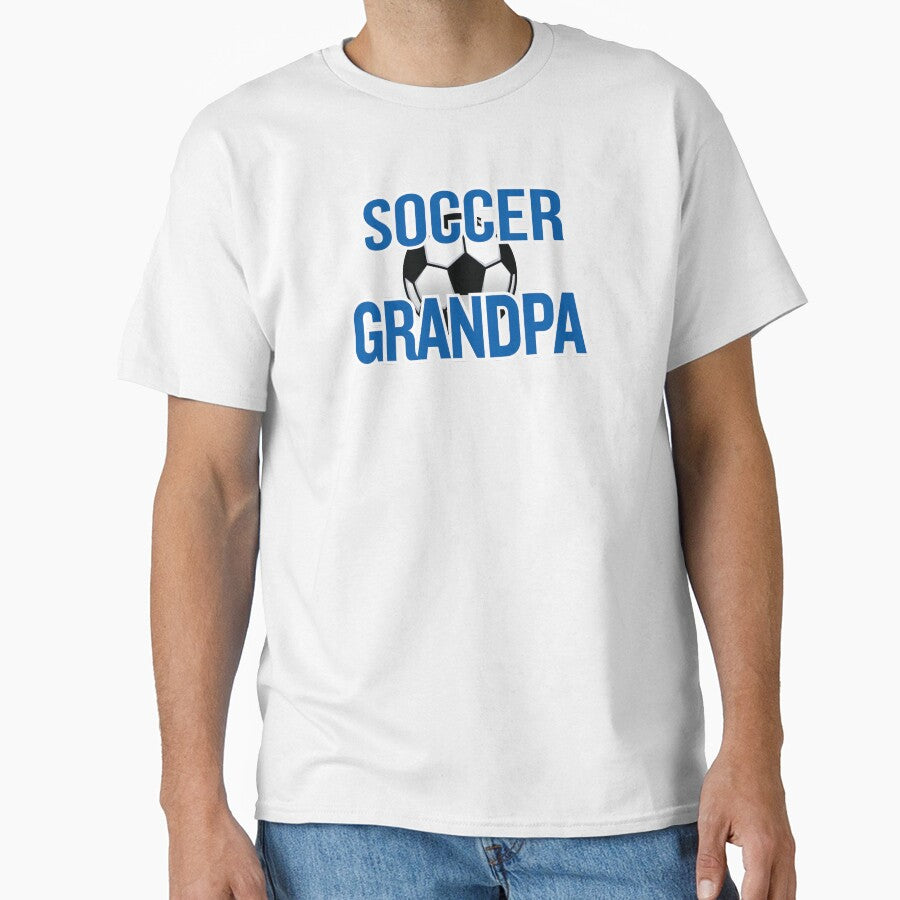 'Soccer Grandpa' (Black) by The Button Gal