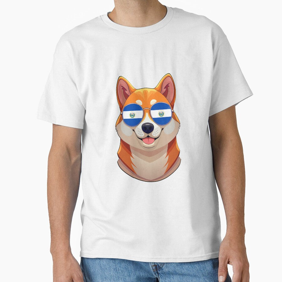 Vintage Patriotic Shiba Inu Guanaco Flag by DreamBrushy