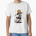 Golden Retriever Soccer Star with Tattoo Flair by Petpixy