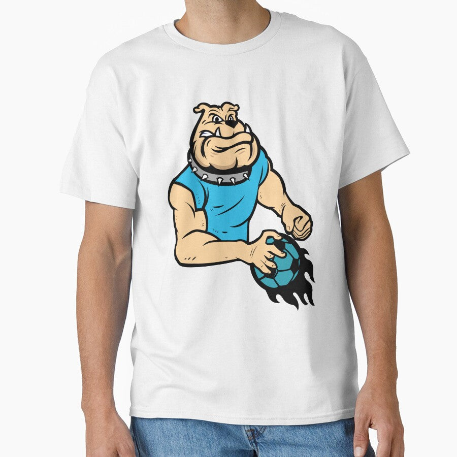 Soccer Bulldog Coach Dog Graphic Design by zoripet Store